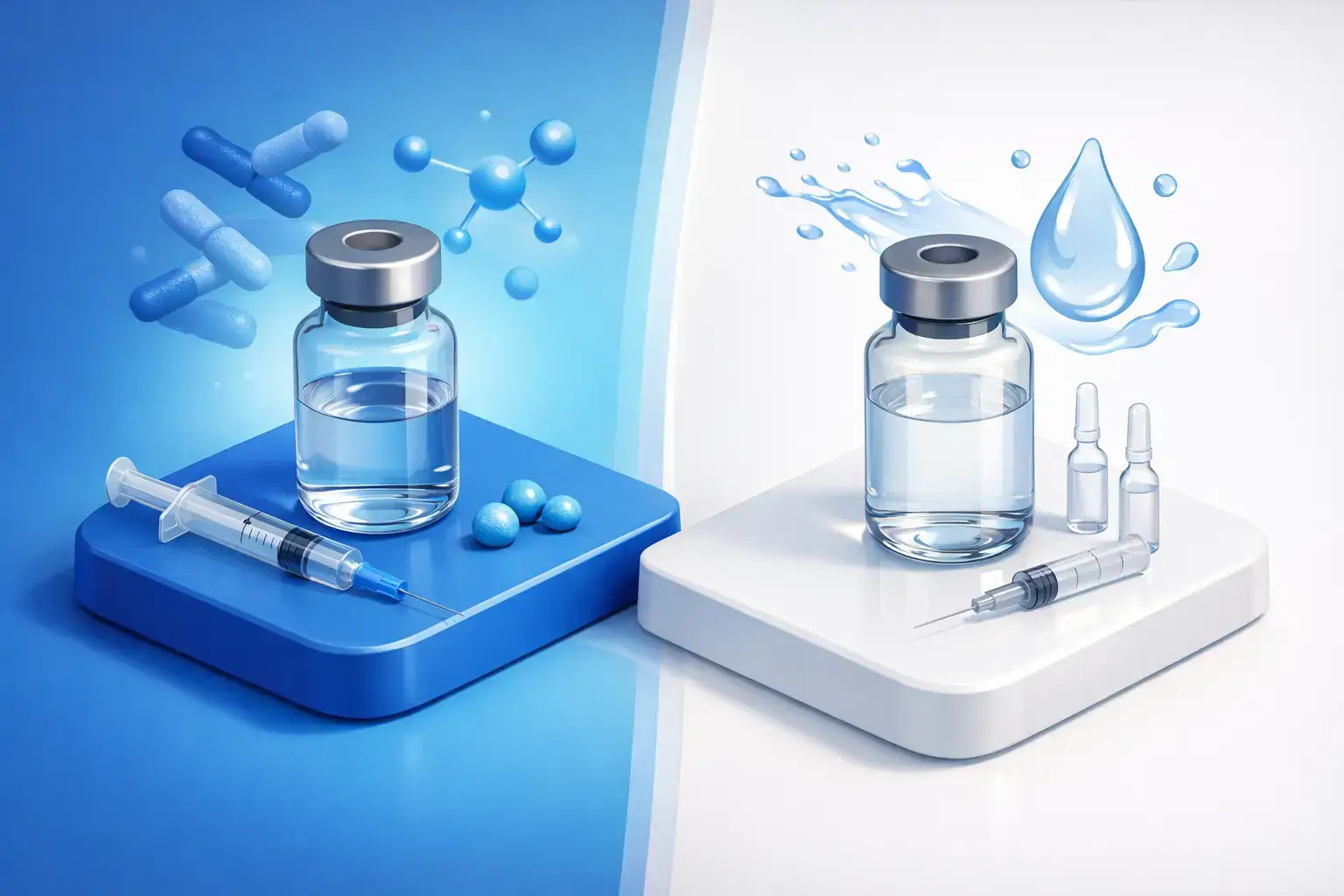 Bacteriostatic Water vs Sterile Water Differences